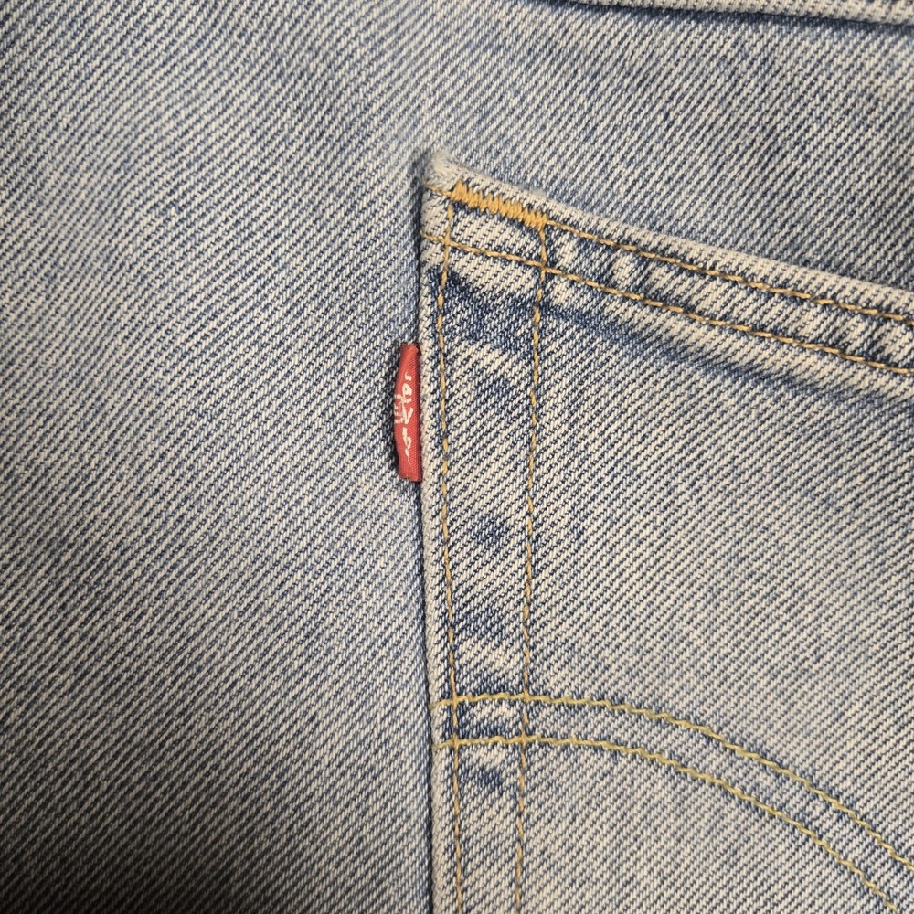 Levis Western Fit Jeans Mens 44x30 Blue Wash Straight Cowboy Stretch 37681-0029 - Picture 15 of 16